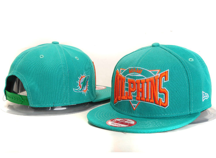 Miami Dolphins Green Snapback Hat YS